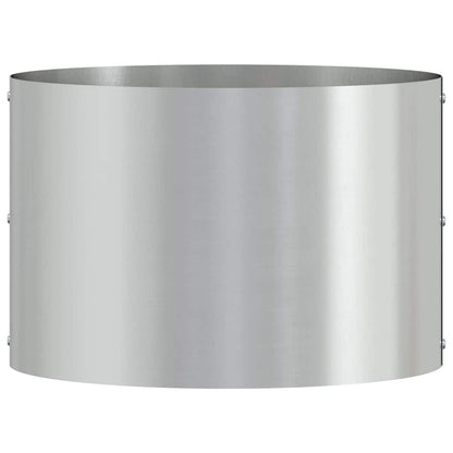 Gartenblumentopf Silber 30 x 30 x 20 cm Verzinkter Stahl