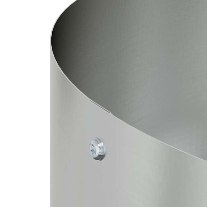 Gartenpflanzer 5 pcs Silber 30 x 30 x 20 cm Verzinkter Stahl