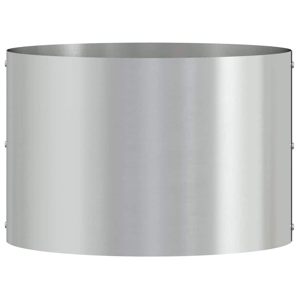 Gartenpflanzer 5 pcs Silber 30 x 30 x 20 cm Verzinkter Stahl