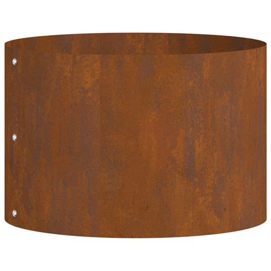 Gartenblumentopf Braun 30 x 30 x 20 cm Cortenstahl