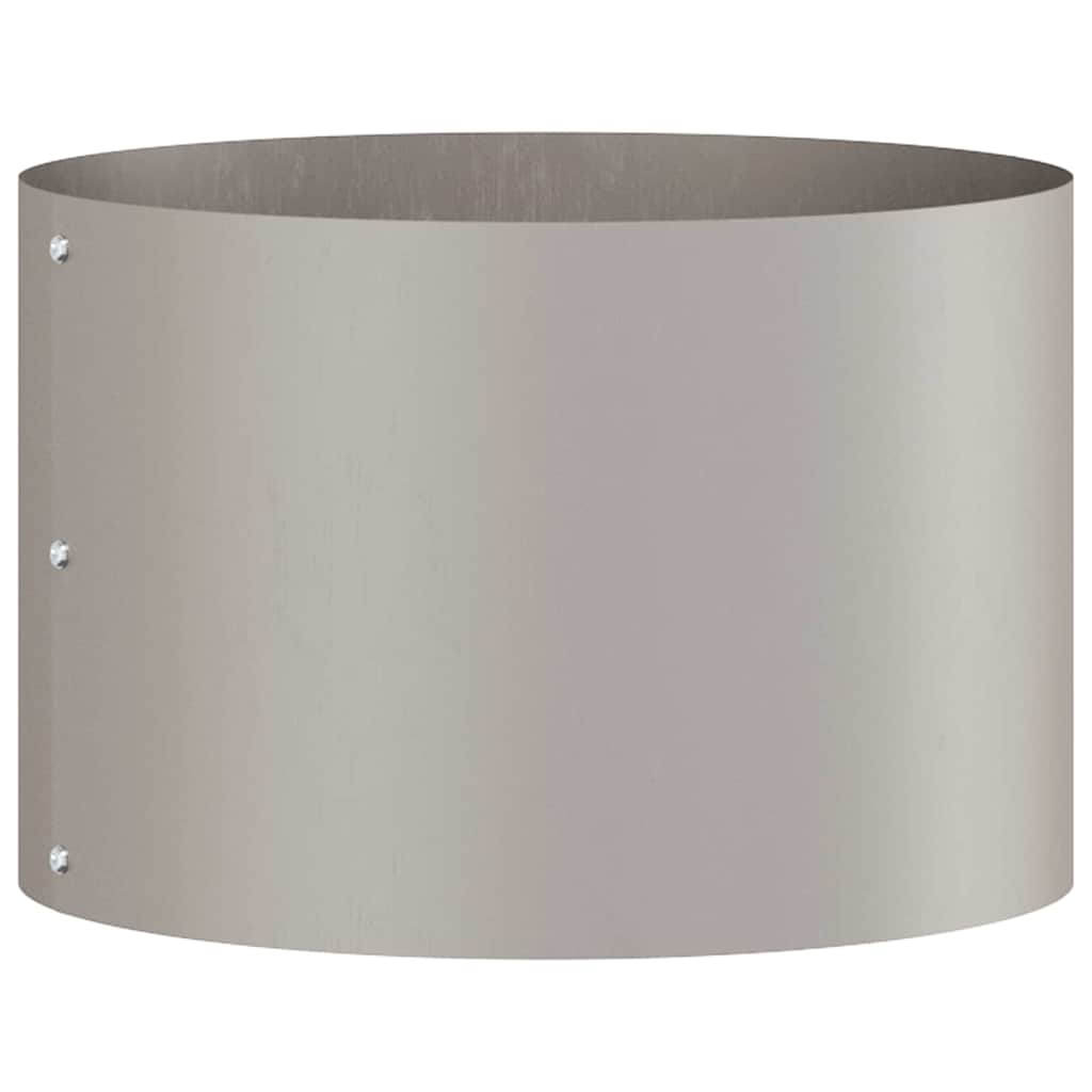 Gartenblumentopf Braun 30 x 30 x 20 cm Cortenstahl