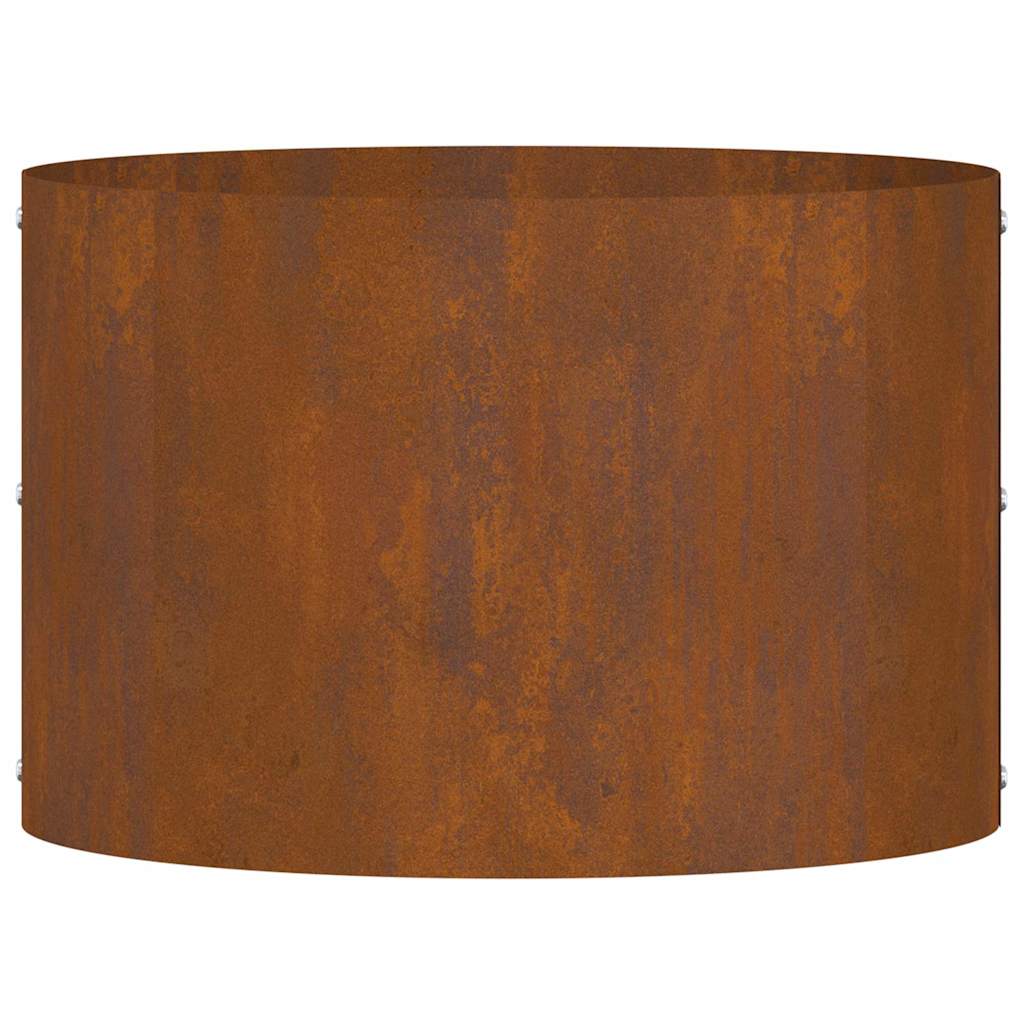 Gartenblumentopf Braun 30 x 30 x 20 cm Cortenstahl