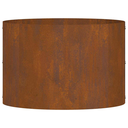 Gartenblumentopf Braun 30 x 30 x 20 cm Cortenstahl
