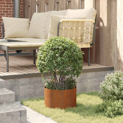 Gartenpflanzer 5 pcs Braun 30 x 30 x 20 cm Cortenstahl