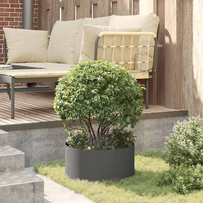 Gartenblumentopf Schwarz 40 x 40 x 20 cm Stahl