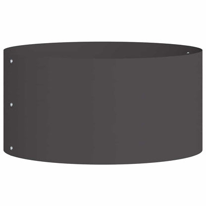 Gartenblumentopf Schwarz 40 x 40 x 20 cm Stahl