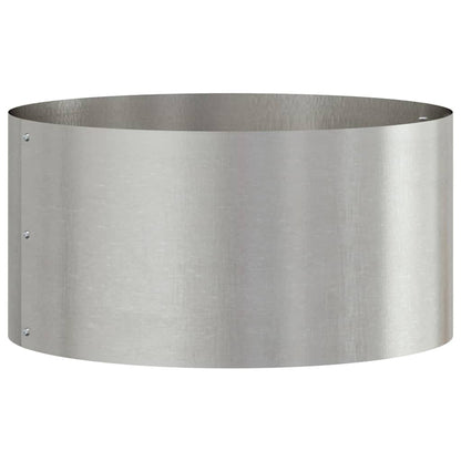 Gartenblumentopf Silber 40 x 40 x 20 cm Edelstahl