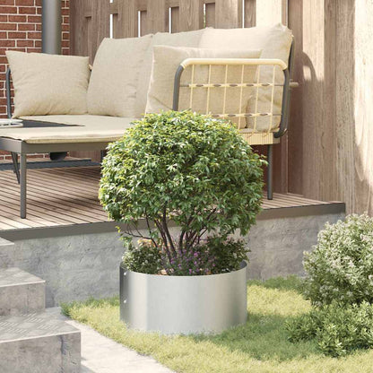 Gartenblumentopf Silber 40 x 40 x 20 cm Verzinkter Stahl
