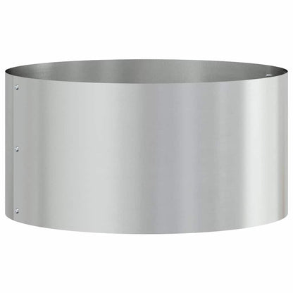 Gartenblumentopf Silber 40 x 40 x 20 cm Verzinkter Stahl
