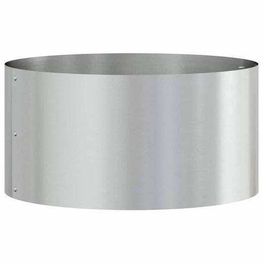 Gartenblumentopf Silber 40 x 40 x 20 cm Verzinkter Stahl