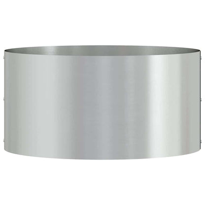 Gartenblumentopf Silber 40 x 40 x 20 cm Verzinkter Stahl
