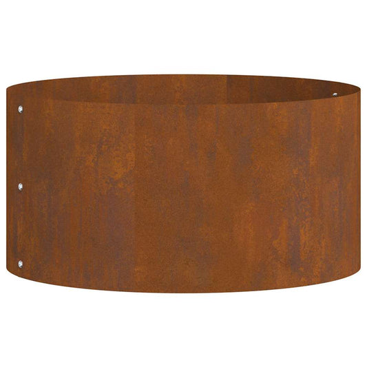Gartenblumentopf Braun 40 x 40 x 20 cm Cortenstahl
