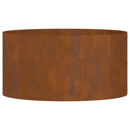 Gartenblumentopf Braun 40 x 40 x 20 cm Cortenstahl