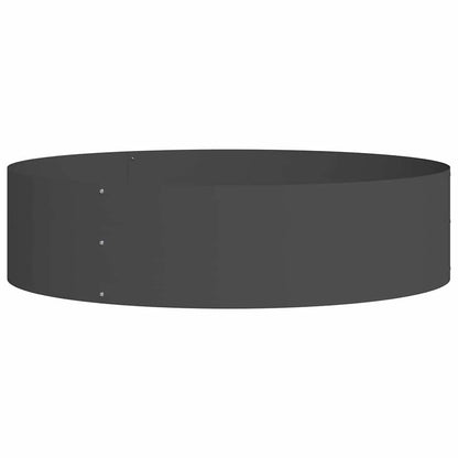 Gartenpflanzer 5 pcs Schwarz 80 x 80 x 20 cm Stahl