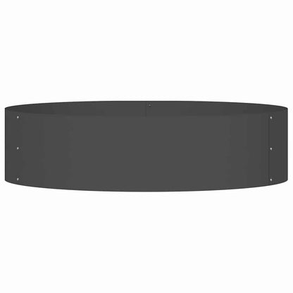 Gartenpflanzer 5 pcs Schwarz 80 x 80 x 20 cm Stahl
