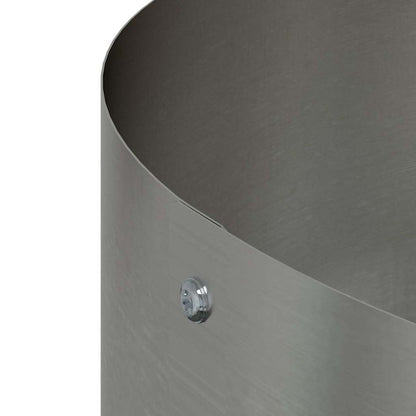 Gartenpflanzer 5 pcs Silber 80 x 80 x 20 cm Edelstahl