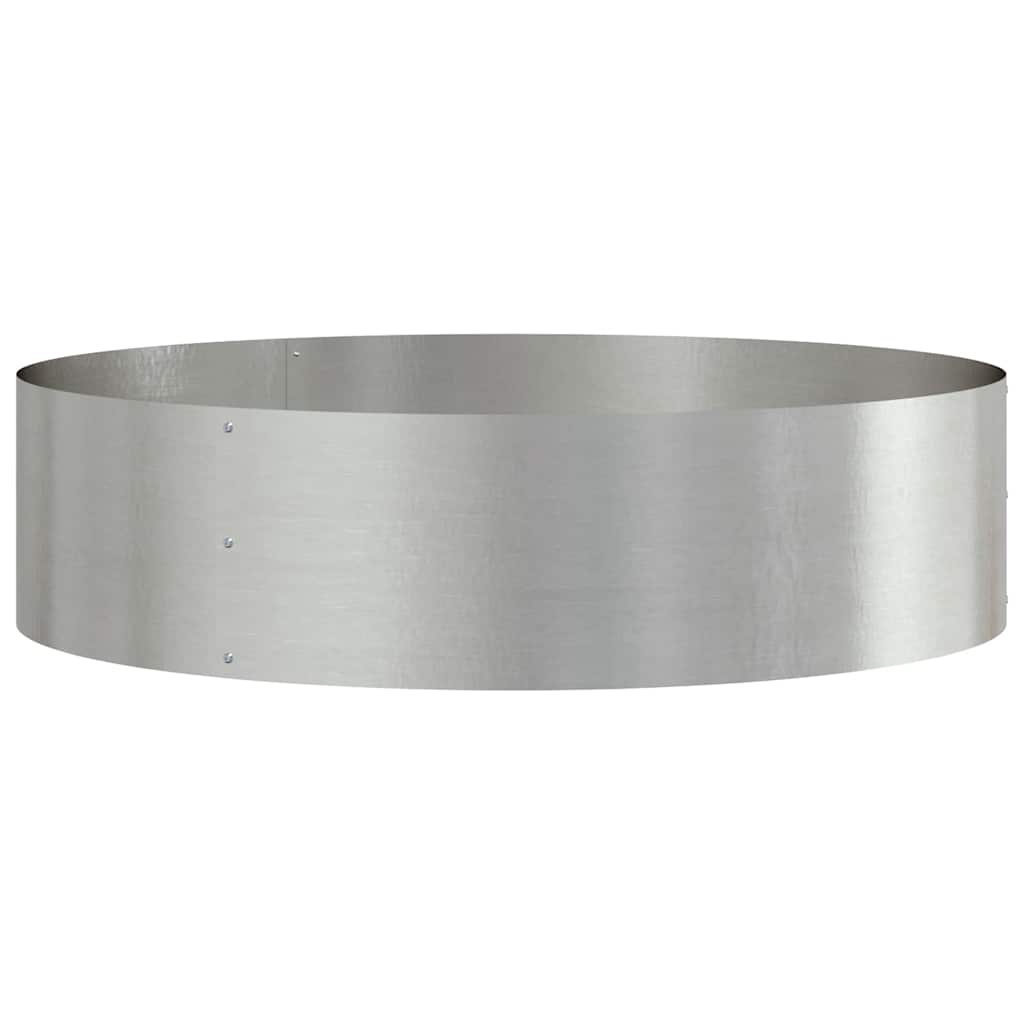 Gartenpflanzer 5 pcs Silber 80 x 80 x 20 cm Edelstahl