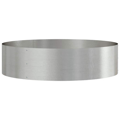 Gartenpflanzer 5 pcs Silber 80 x 80 x 20 cm Edelstahl