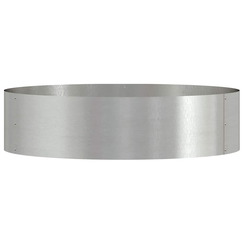 Gartenpflanzer 5 pcs Silber 80 x 80 x 20 cm Edelstahl