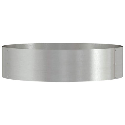 Gartenpflanzer 5 pcs Silber 80 x 80 x 20 cm Edelstahl