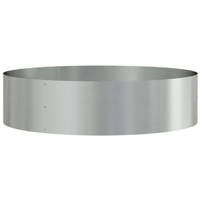 Gartenpflanzer 5 pcs Silber 80 x 80 x 20 cm Verzinkter Stahl