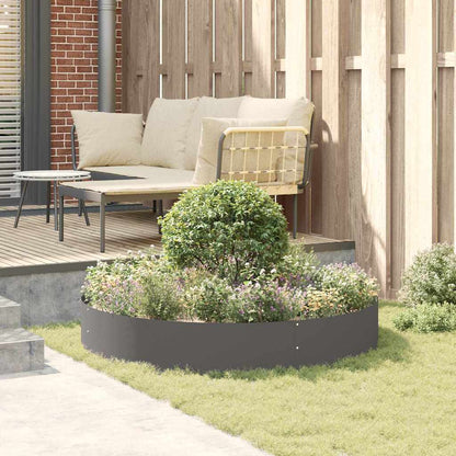 Gartenpflanzer 5 pcs Schwarz 120 x 120 x 20 cm Stahl