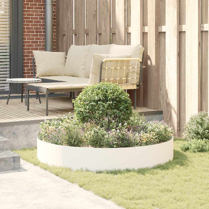 Garten 5 pcs Weiß 120 x 120 x 20 cm Stahl