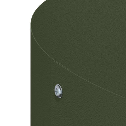 Gartenpflanzer 5 pcs Olivgrün 120 x 120 x 20 cm Stahl