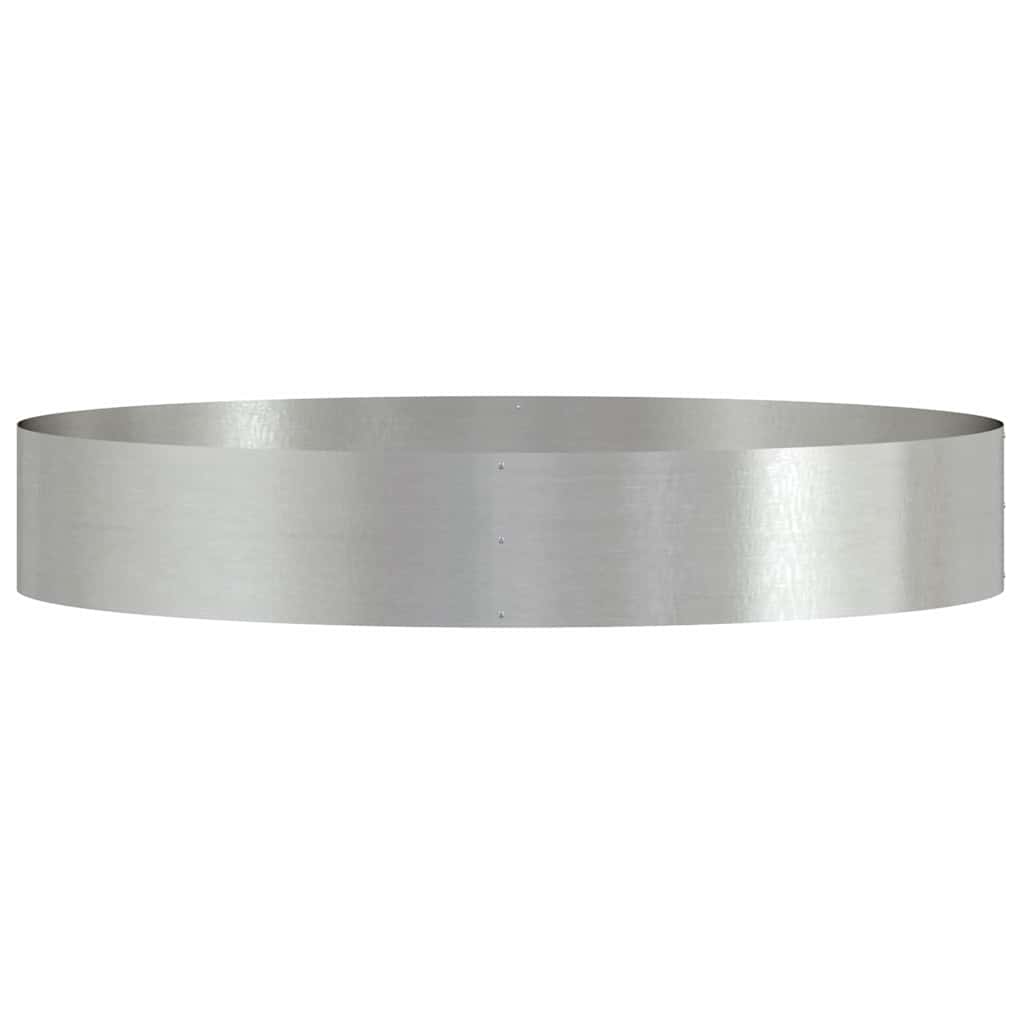 Gartenblumentopf Silber 120 x 120 x 20 cm Edelstahl