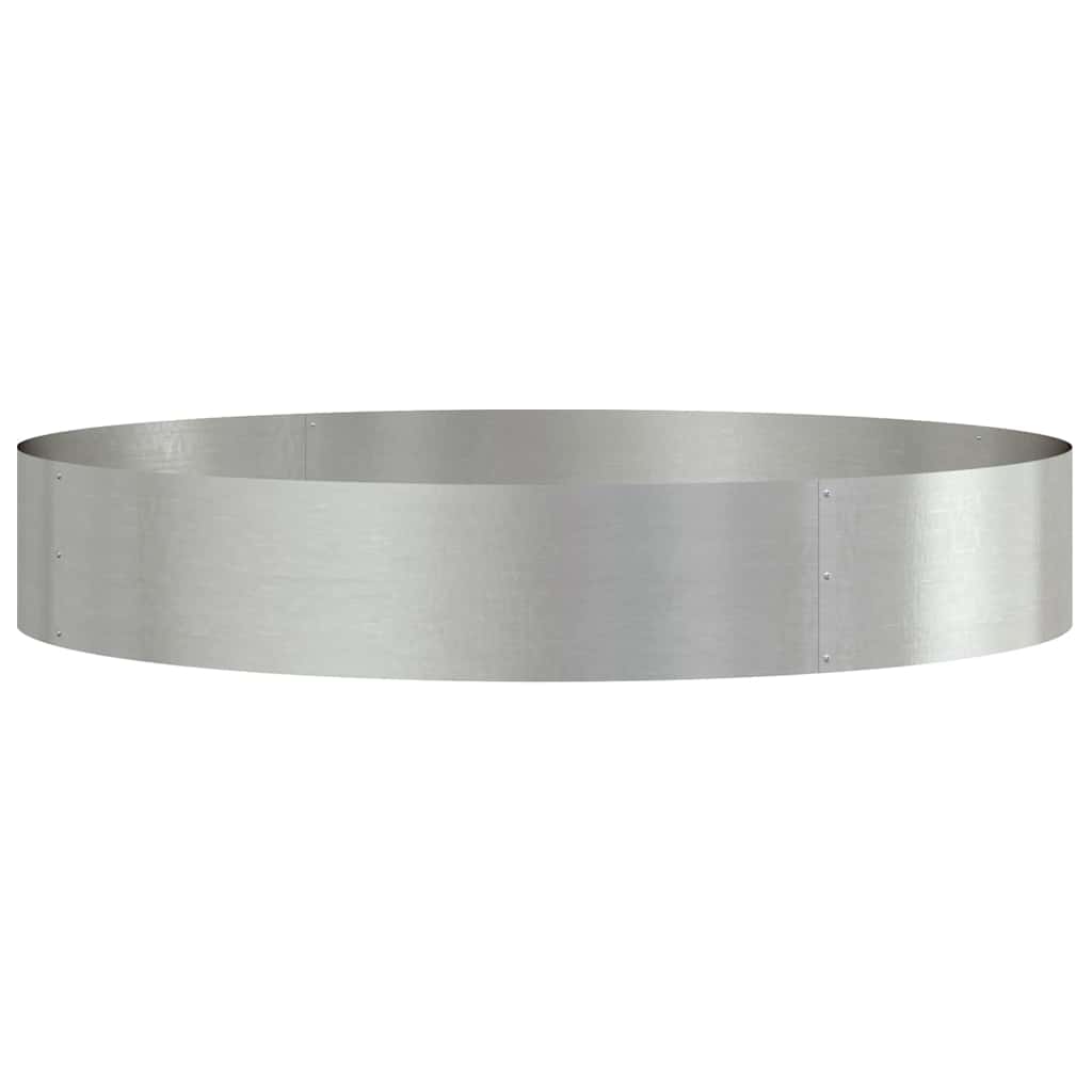 Gartenpflanzer 5 pcs Silber 120 x 120 x 20 cm Edelstahl