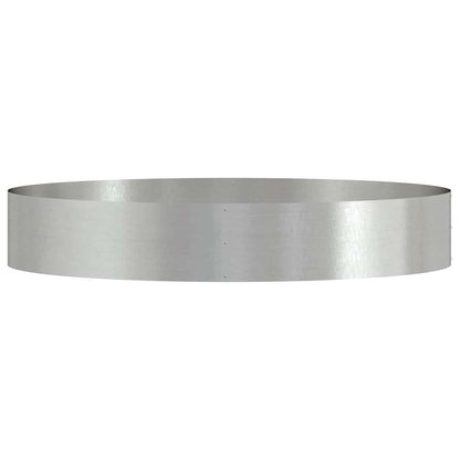Gartenpflanzer 5 pcs Silber 120 x 120 x 20 cm Edelstahl