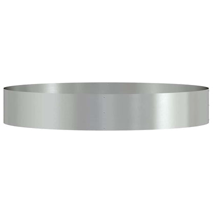 Gartenblumentopf Silber 120 x 120 x 20 cm Verzinkter Stahl