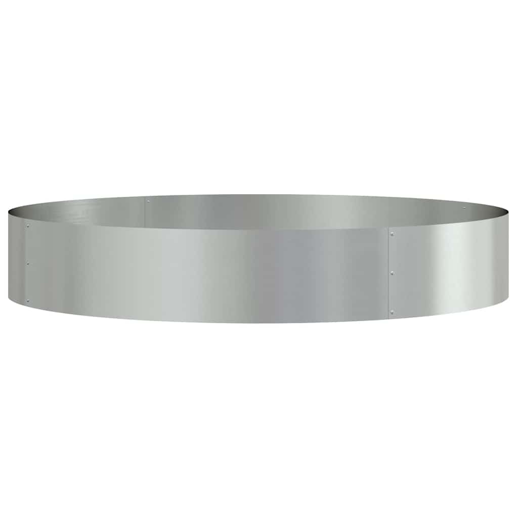 Gartenpflanzer 5 pcs Silber 120 x 120 x 20 cm Verzinkter Stahl