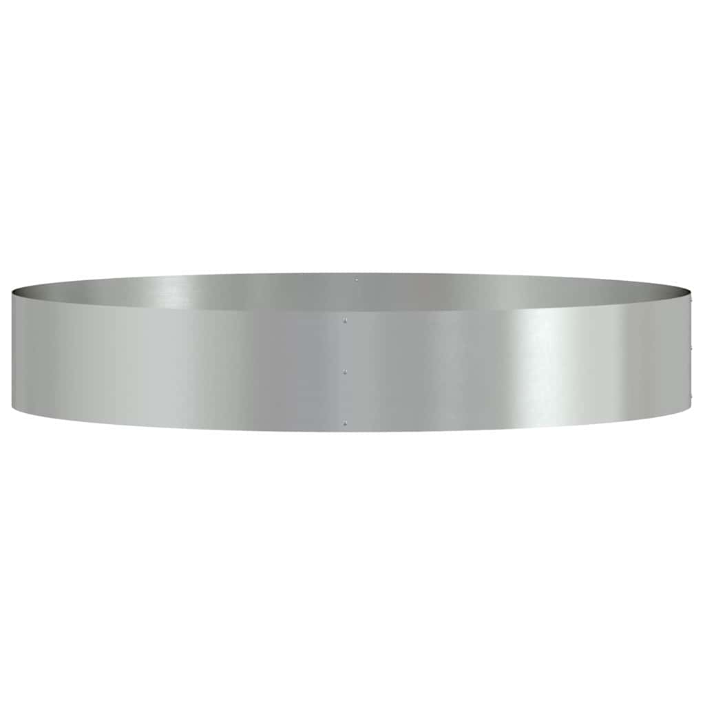 Gartenpflanzer 5 pcs Silber 120 x 120 x 20 cm Verzinkter Stahl
