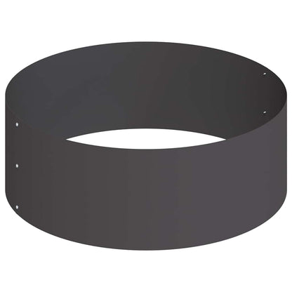 Gartenblumentopf Schwarz 90 x 90 x 20 cm Stahl
