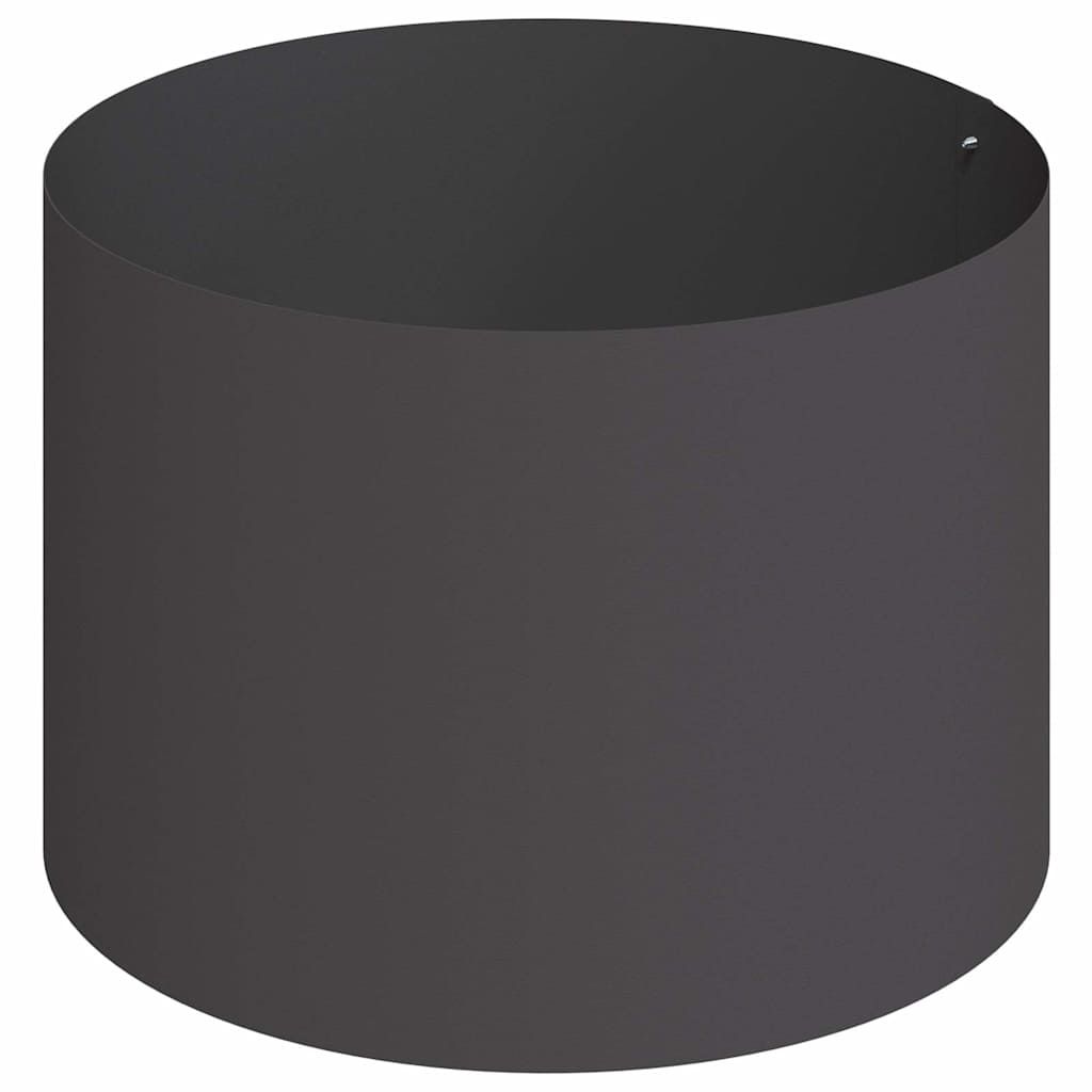 Gartenblumentopf Schwarz 90 x 90 x 20 cm Stahl