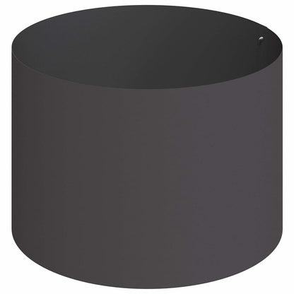 Gartenblumentopf Schwarz 90 x 90 x 20 cm Stahl