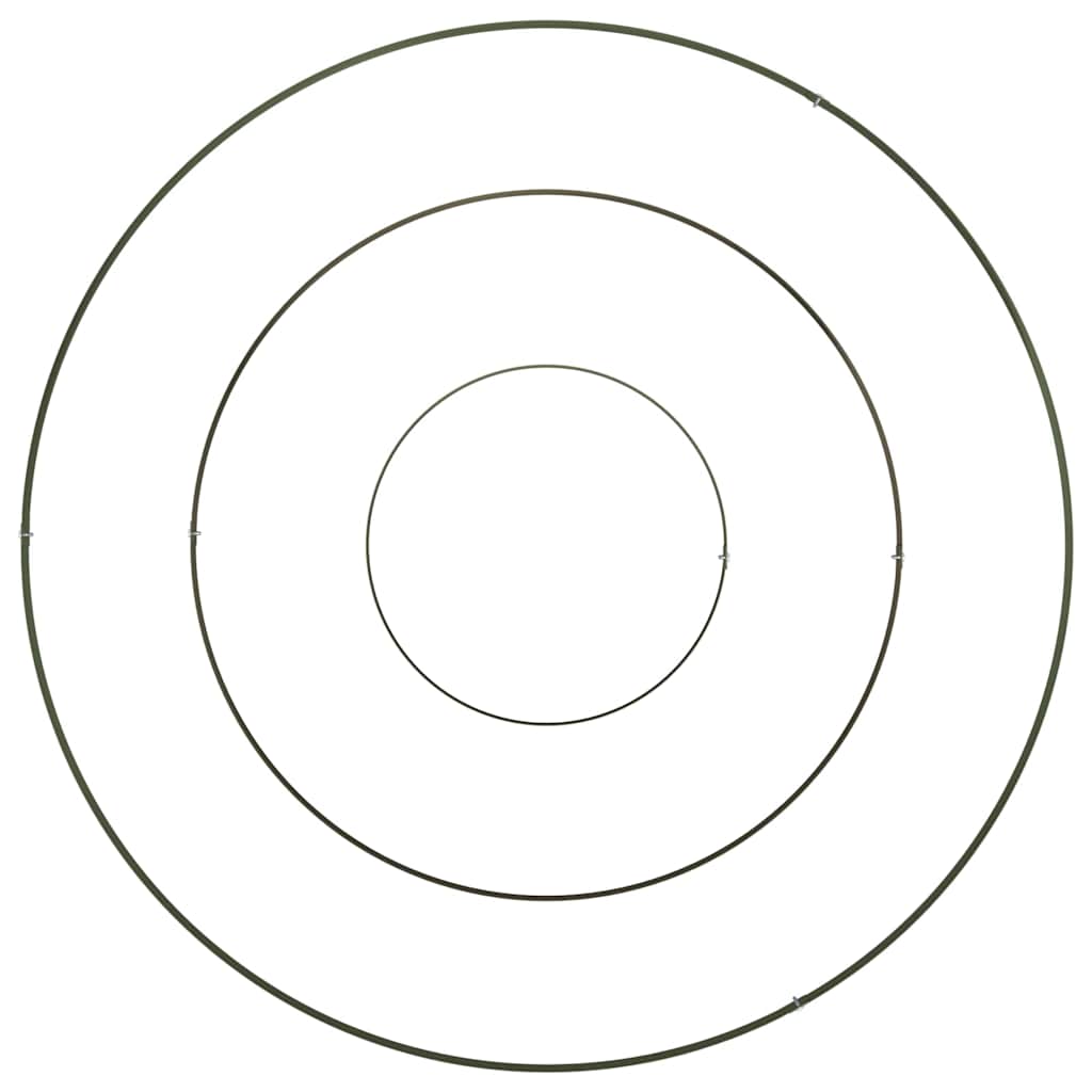 Gartenblumentopf Olivgrün 90 x 90 x 20 cm Stahl