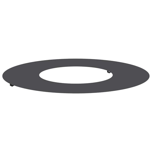 Flacher Baumring Schwarz Ø30 / 60 cm Stahl