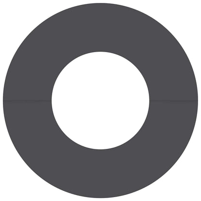 Flacher Baumring Schwarz Ø30 / 60 cm Stahl