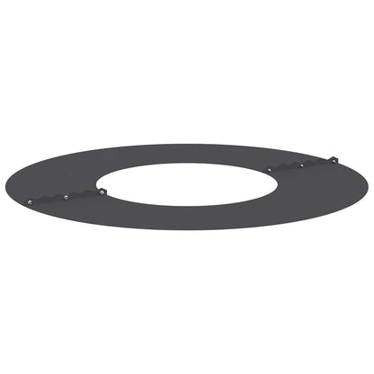 Flache Baumringe 5 pcs Schwarz Ø30 / 60 cm Stahl