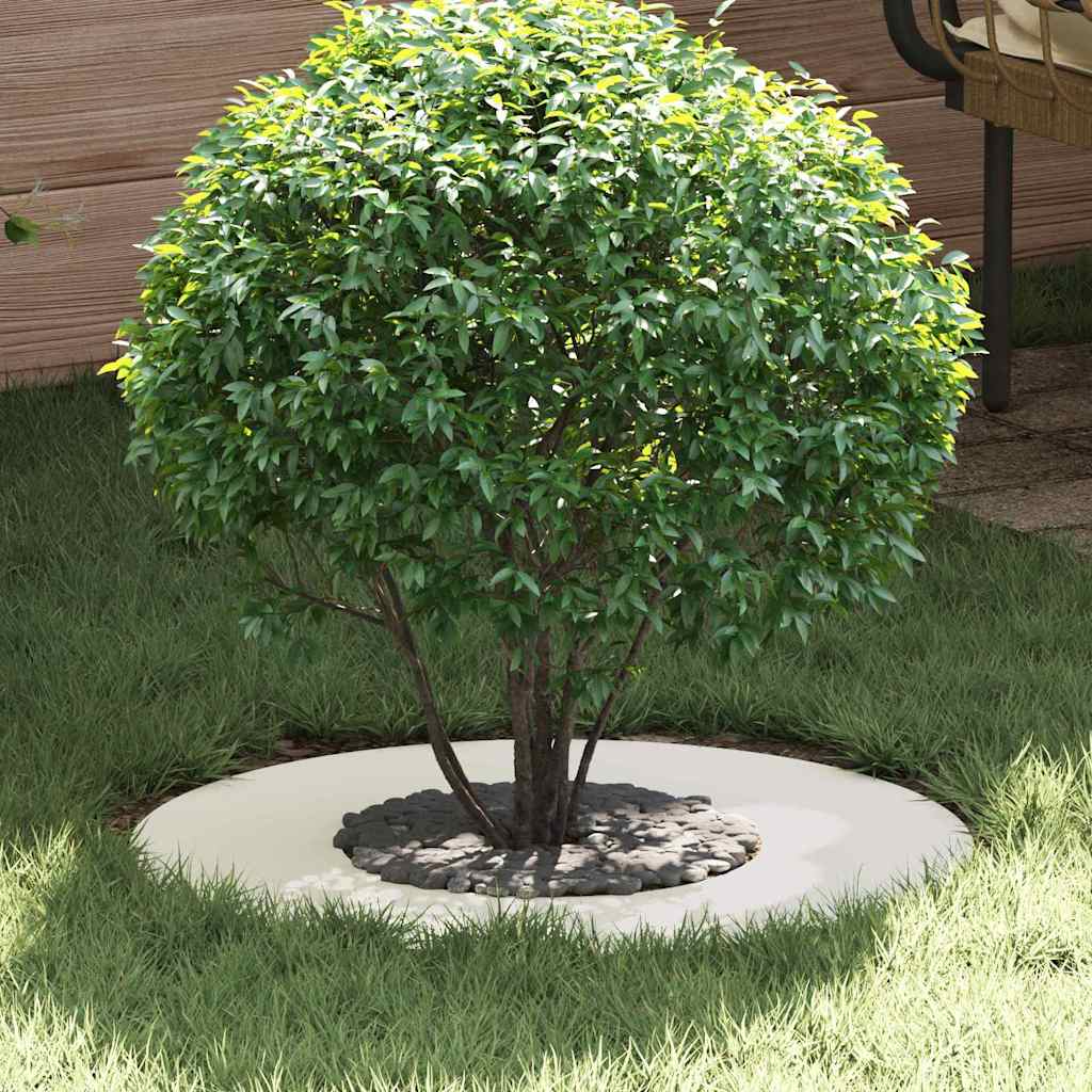 Flache Baumringe 5 pcs Weiß Ø30 / 60 cm Stahl