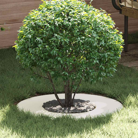 Flache Baumringe 5 pcs Weiß Ø30 / 60 cm Stahl