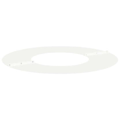 Flache Baumringe 5 pcs Weiß Ø30 / 60 cm Stahl