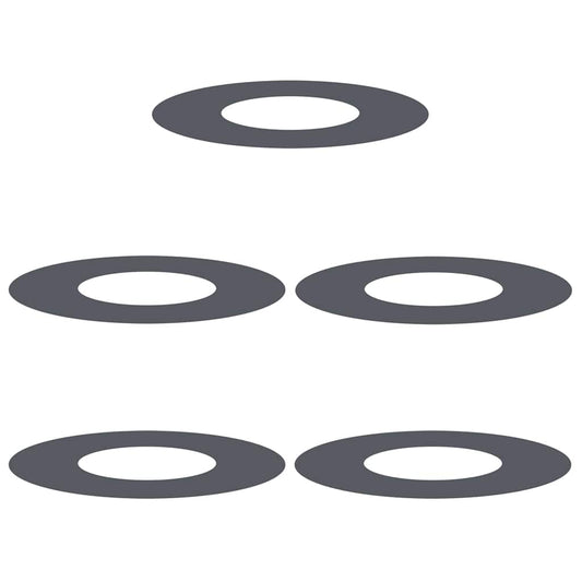 Flache Baumringe 5 pcs Anthrazit Ø30 / 60 cm Stahl