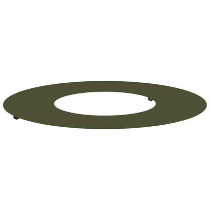 Flacher Baumring Olivgrün Ø30 / 60 cm Stahl
