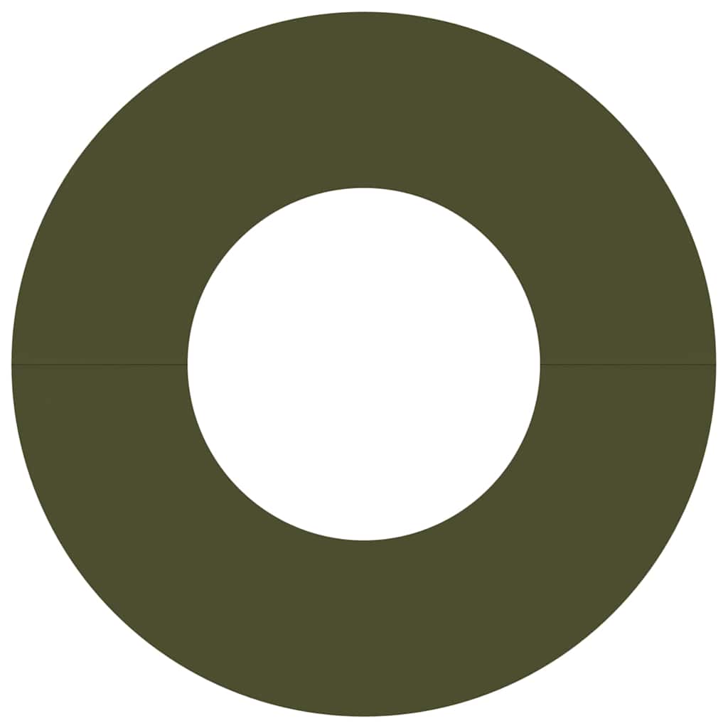 Flacher Baumring Olivgrün Ø30 / 60 cm Stahl