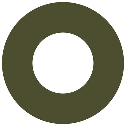 Flacher Baumring Olivgrün Ø30 / 60 cm Stahl