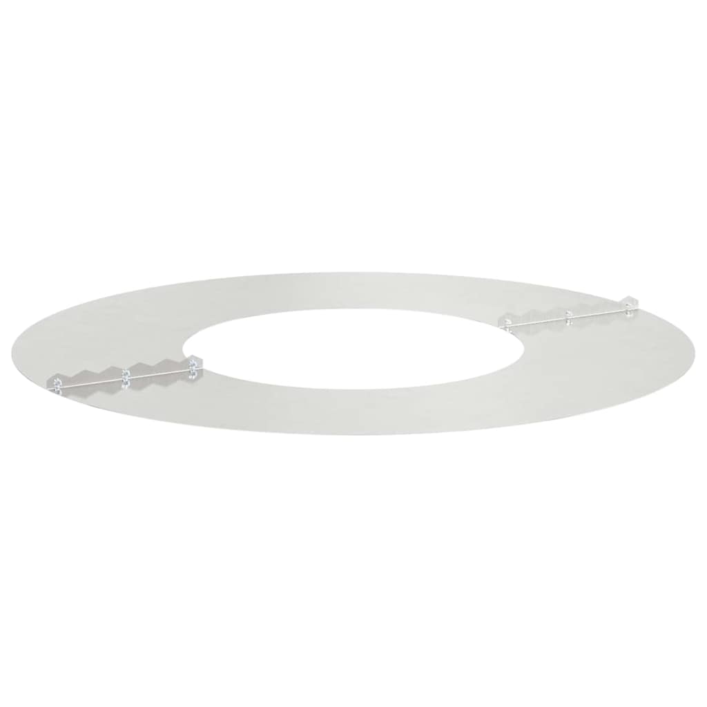 Flacher Baumring Silber Ø30 / 60 cm Edelstahl
