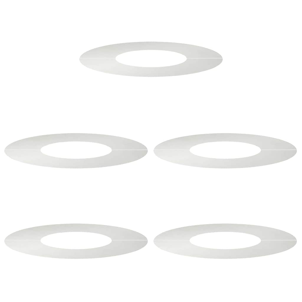Flache Baumringe 5 pcs Silber Ø30 / 60 cm Edelstahl